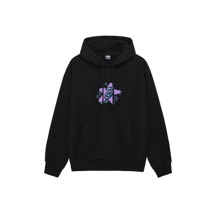 

Толстовка унисекс BKX черный камуфляж Stussy, черный