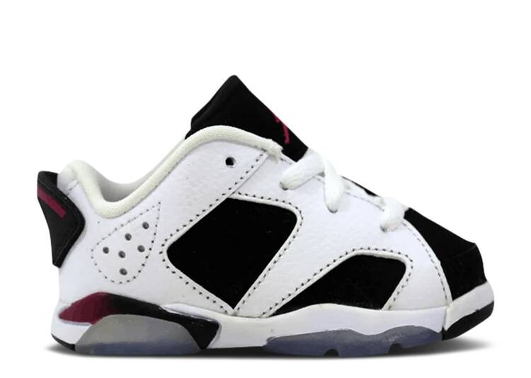 

Кроссовки AIR JORDAN 6 RETRO LOW GT 'WHITE FUCHSIA BLACK', белый