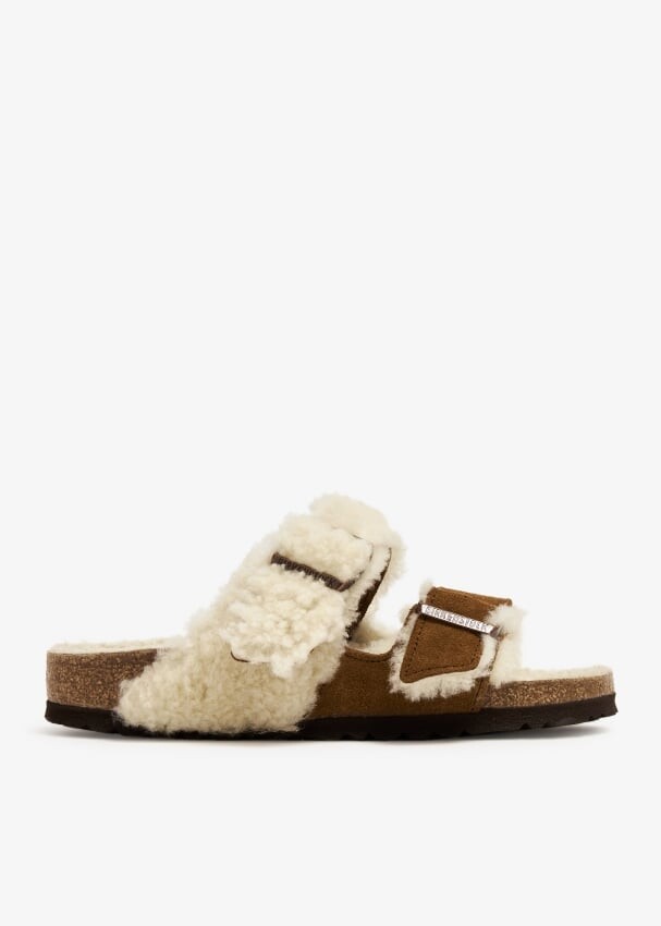 

Сандалии Birkenstock Arizona Mink Split, бежевый