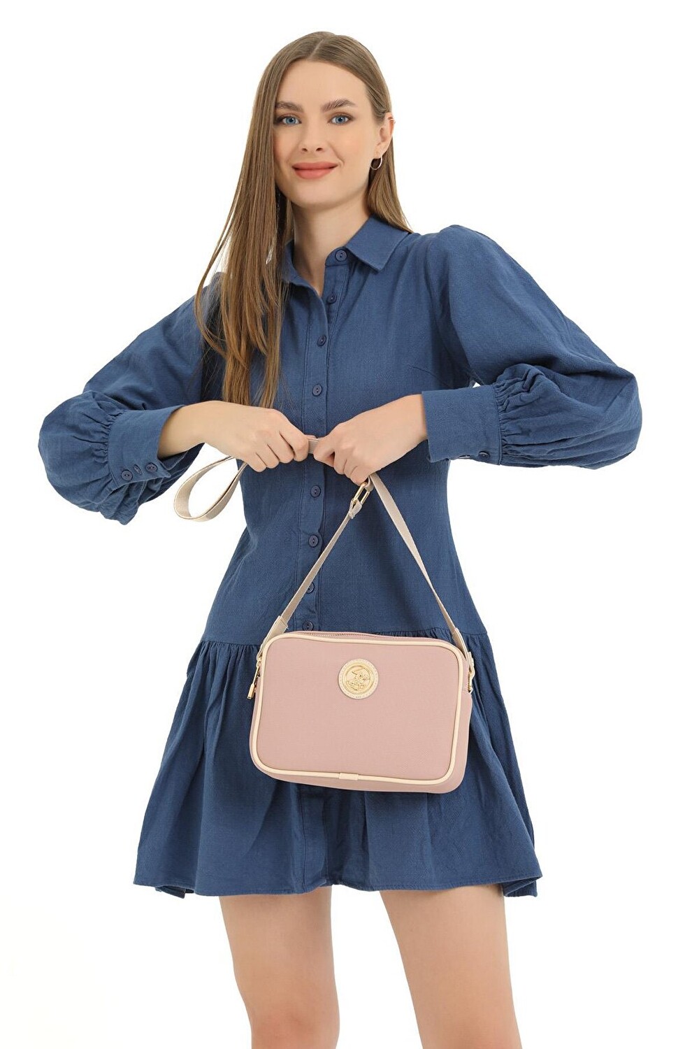 

Женская сумка через плечо для пудры 05Bhpc8012-Pd Beverly Hills Polo Club