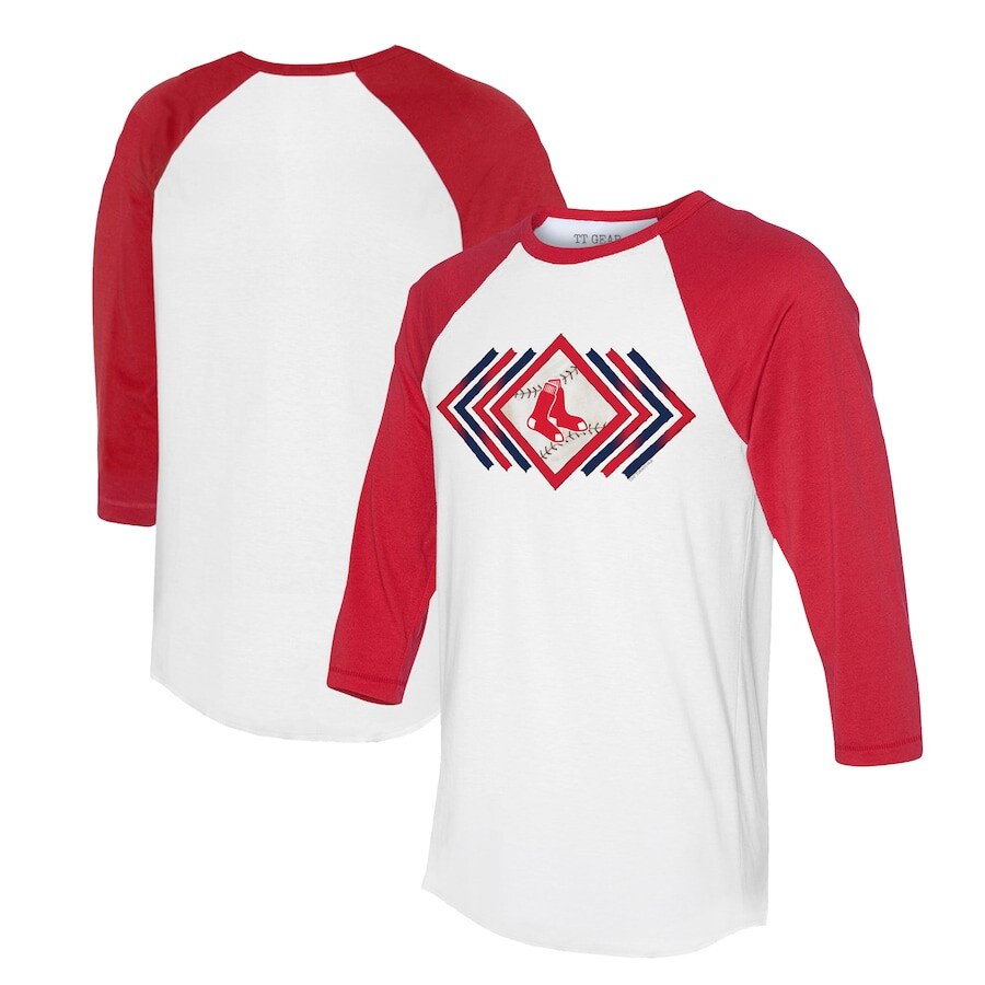 

Футболка с длинным рукавом Tiny Turnip Boston Red Sox, белый