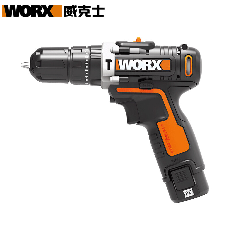 WORX WX129 литиевая электрическая дрель, бытовая ударная дрель, аккумуляторная пистолетная дрель, ручная электродрель, электрическая отвертка