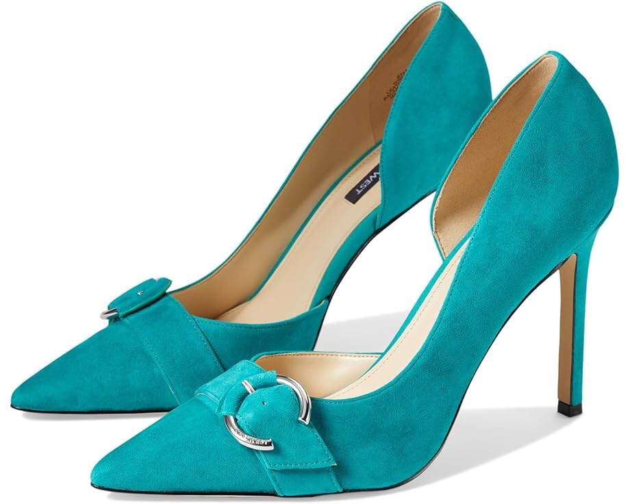 

Туфли Nine West Finite, цвет Bright Teal Suede