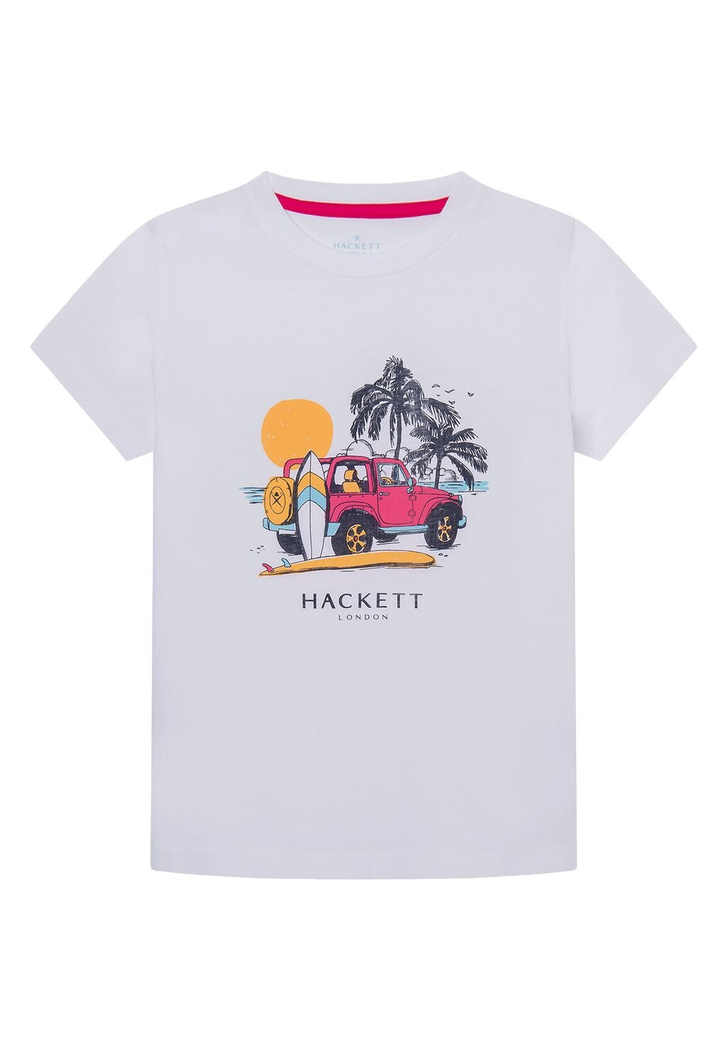 

Футболка с принтом SUMMER Hackett London, цвет white