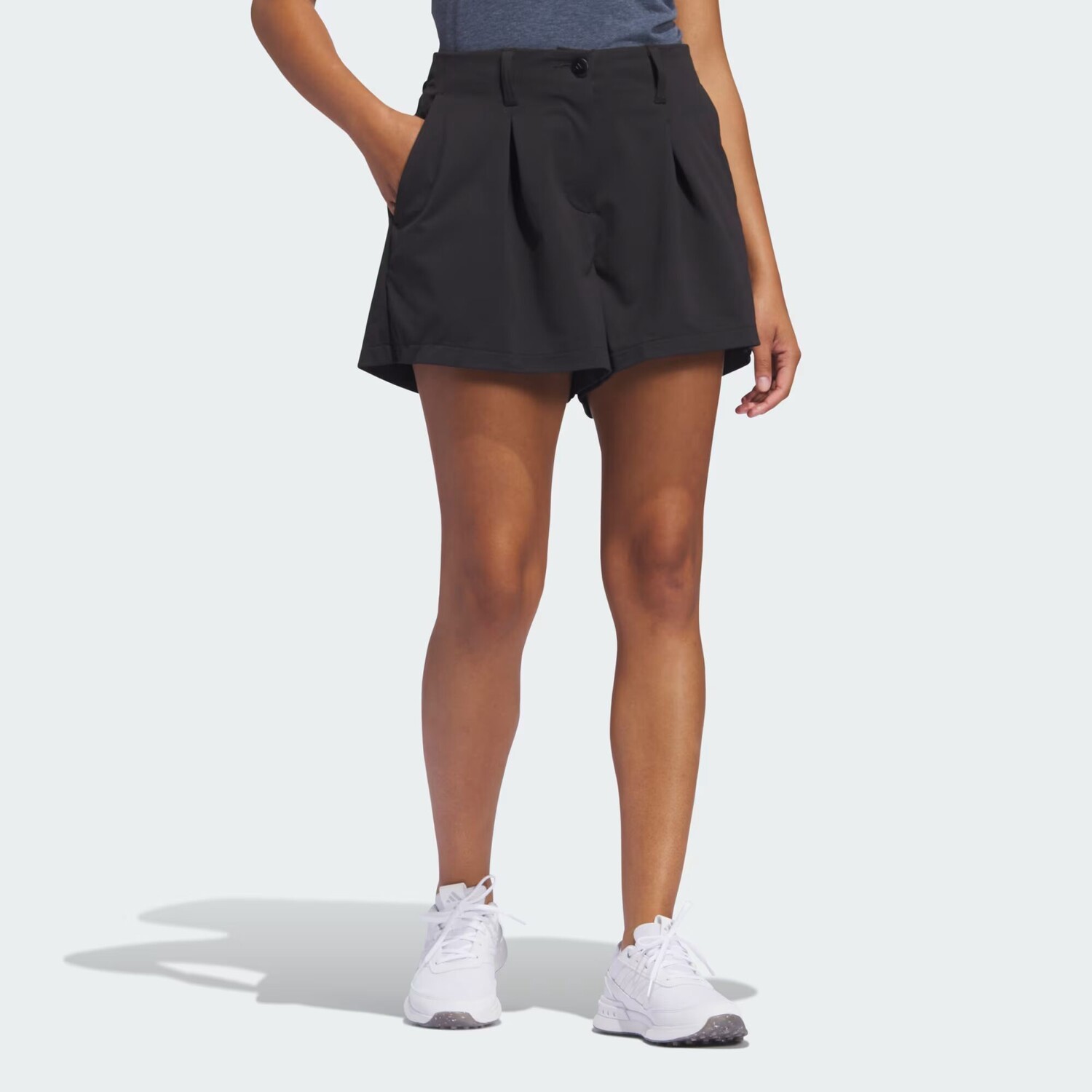

Популярные плиссированные шорты Adidas, цвет Black