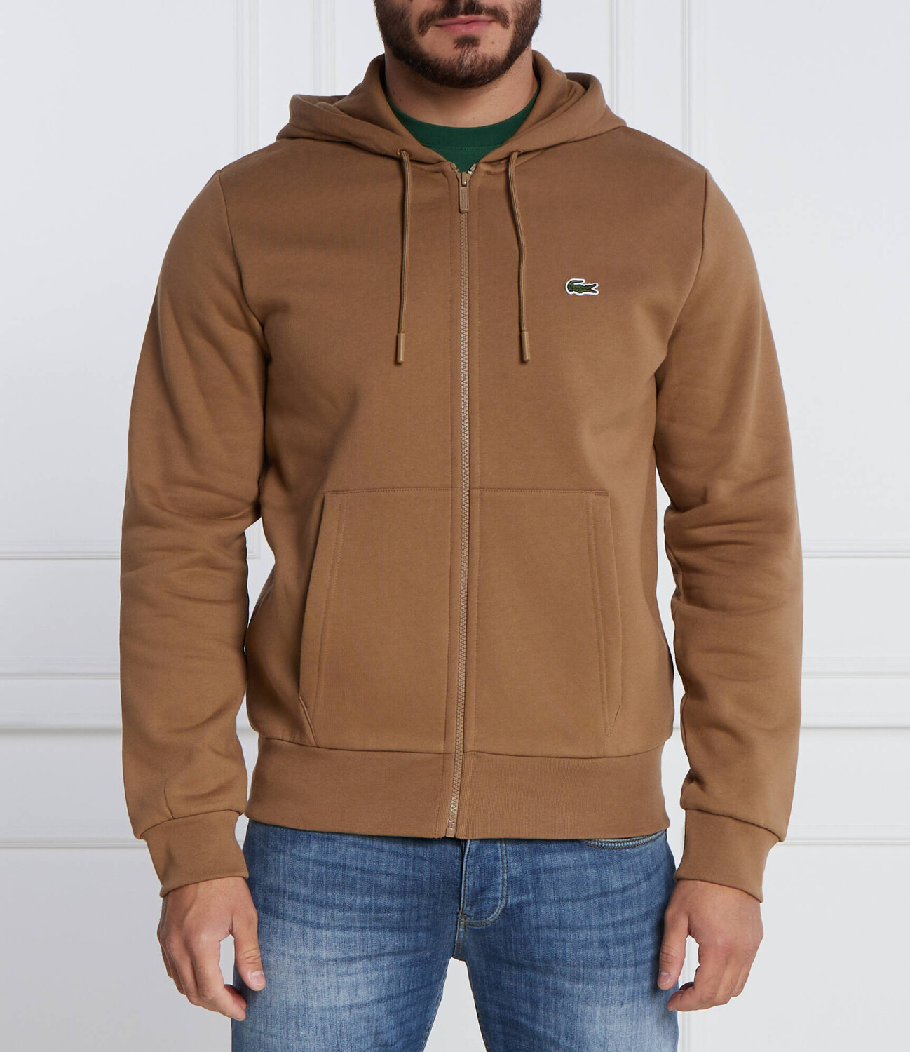 

Толстовка Lacoste Classic fit, коричневый