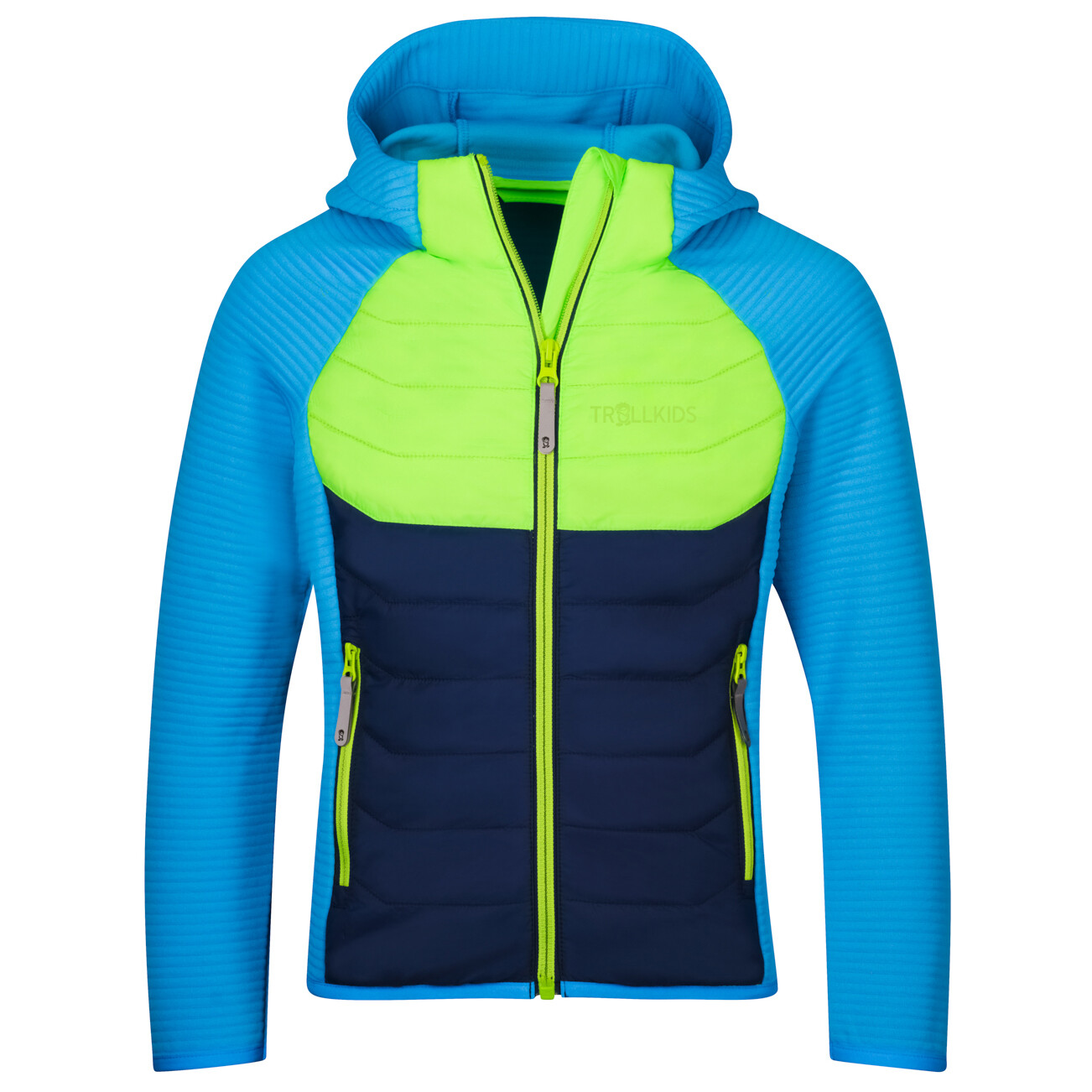 

Куртка из синтетического волокна Trollkids Kid's Sirdal, цвет Vivid Blue/Cool Lime
