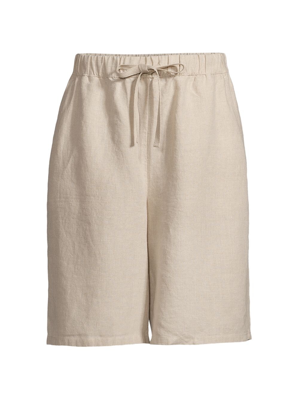 

Льняные шорты с кулиской Eileen Fisher, бежевый