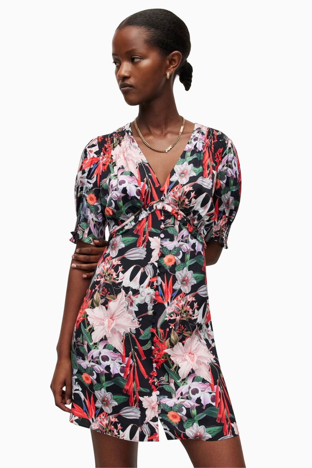 

AllSaints Demi Leondra черное платье All Saints, черный