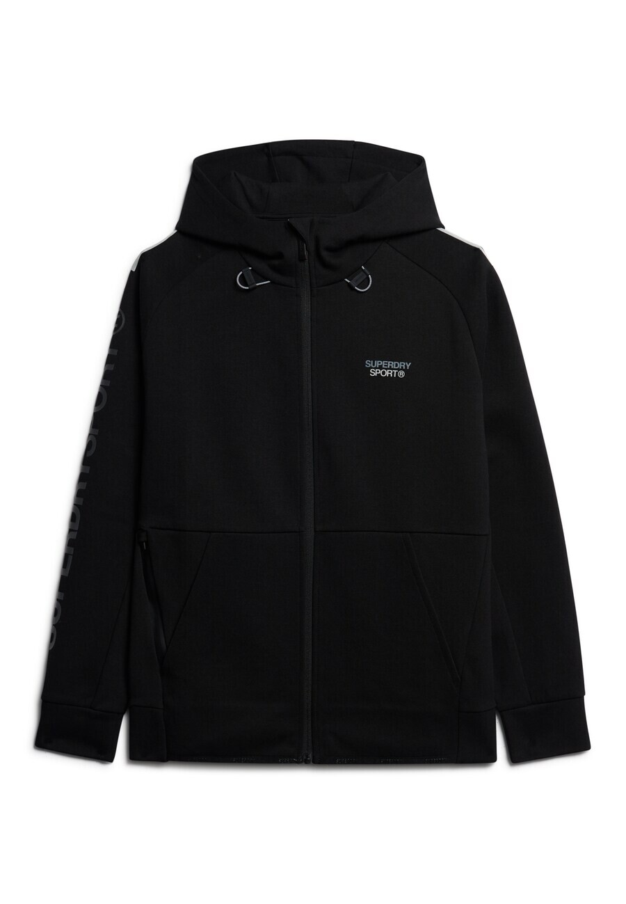 

Спортивная толстовка Superdry Athletic Zip-Up Hoodie, черный