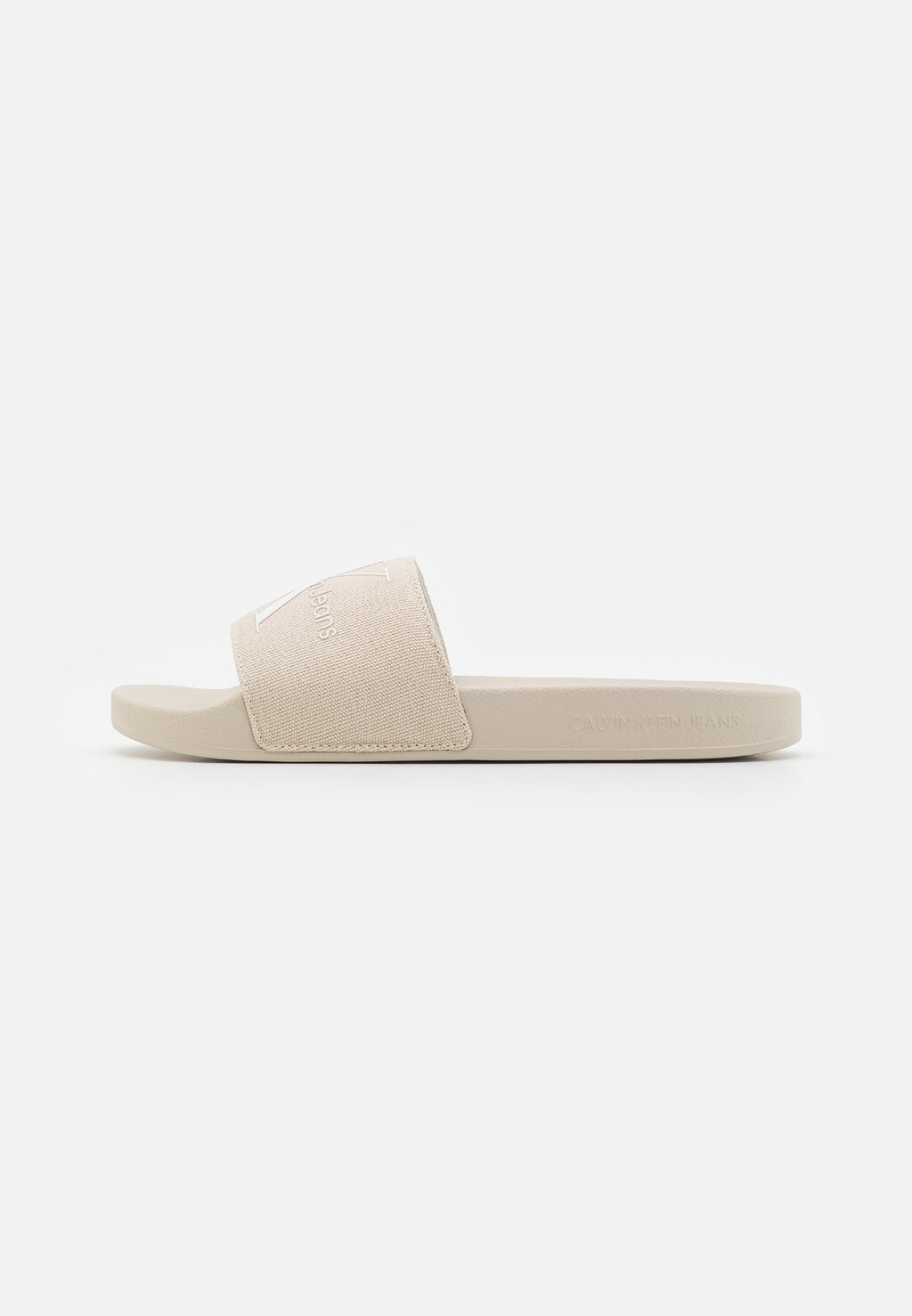 

Тапочки Slide Monogram Calvin Klein Jeans, цвет eggshell/creamy white