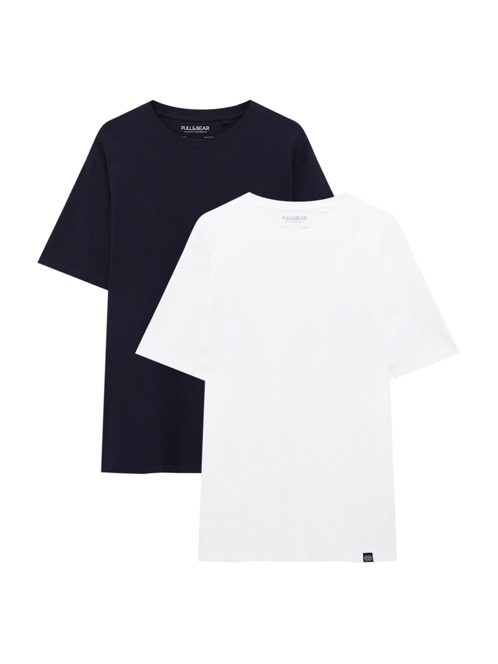 

Футболка Pull&Bear, темно-синий/белый