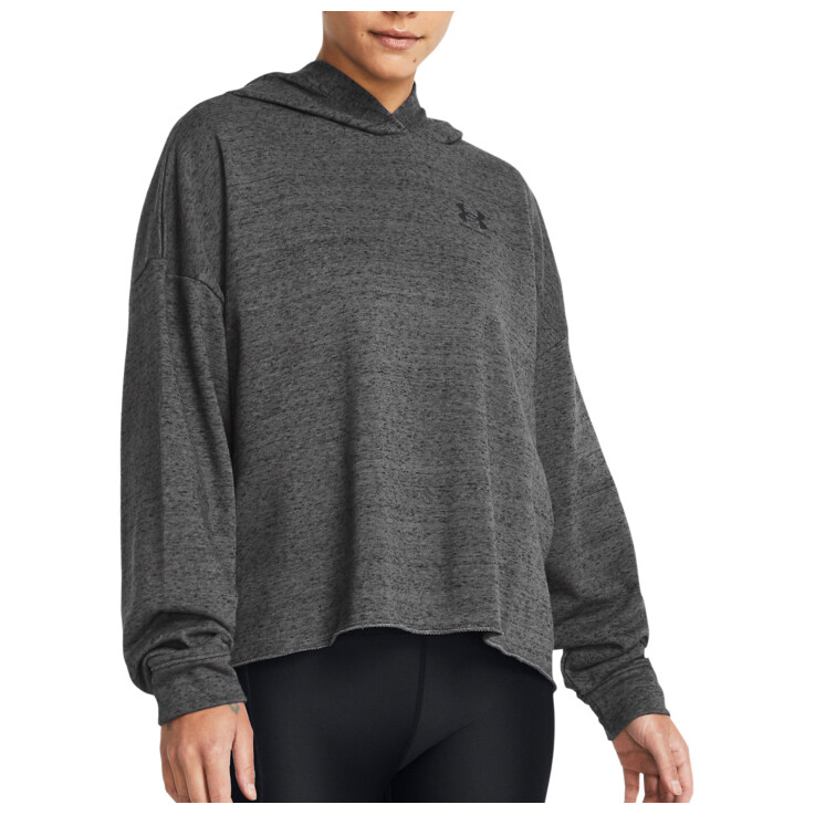 

Толстовка с капюшоном Under Armour Women's Rival Terry OS, цвет Castlerock Full Heather