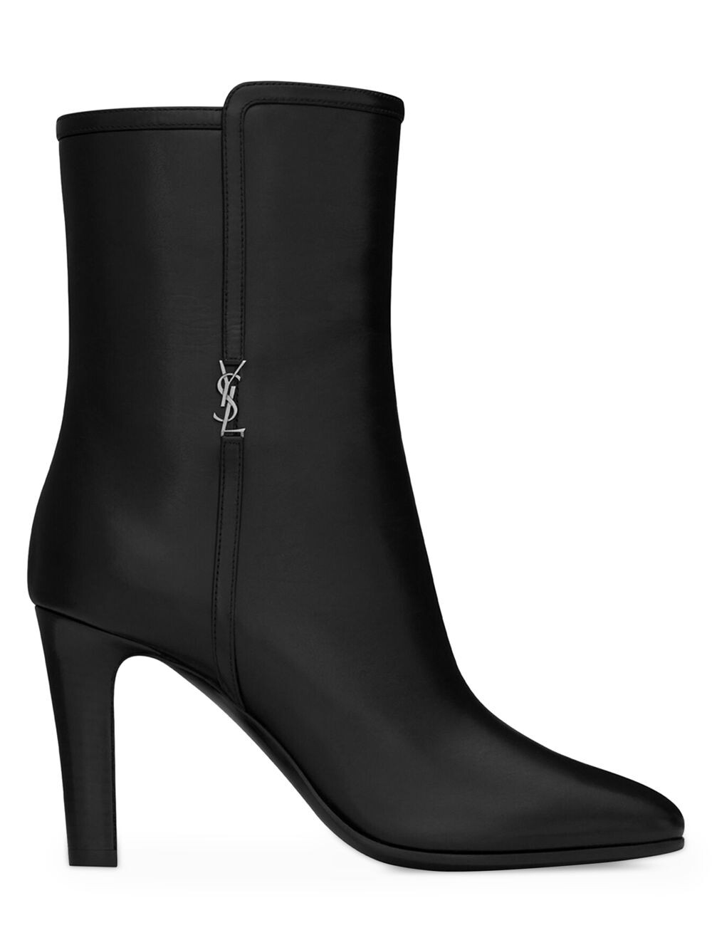 

Ботильоны Jane Cassandre из гладкой кожи Saint Laurent, черный