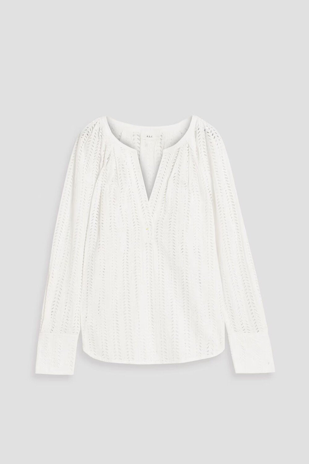 

Топ Nomad со складками из английской вышивки A.L.C., цвет Off-white