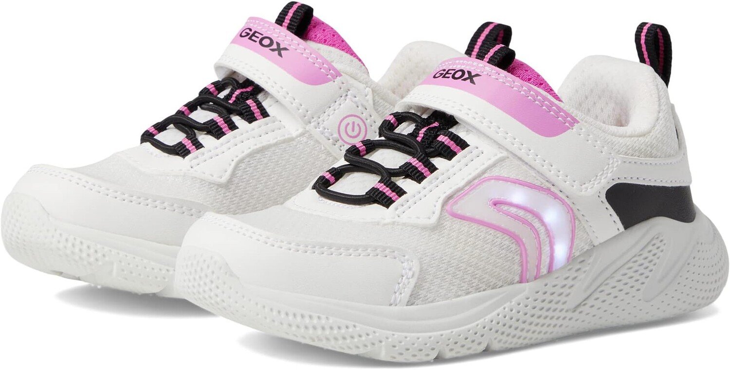 Кроссовки Sprintye 9 Geox, цвет White/Fuchsia