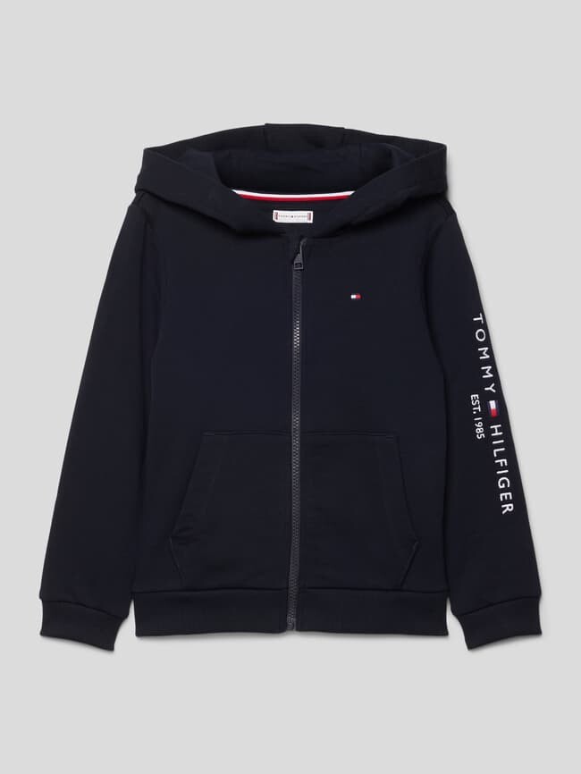

Толстовка с вышивкой этикеток Tommy Hilfiger, темно-синий
