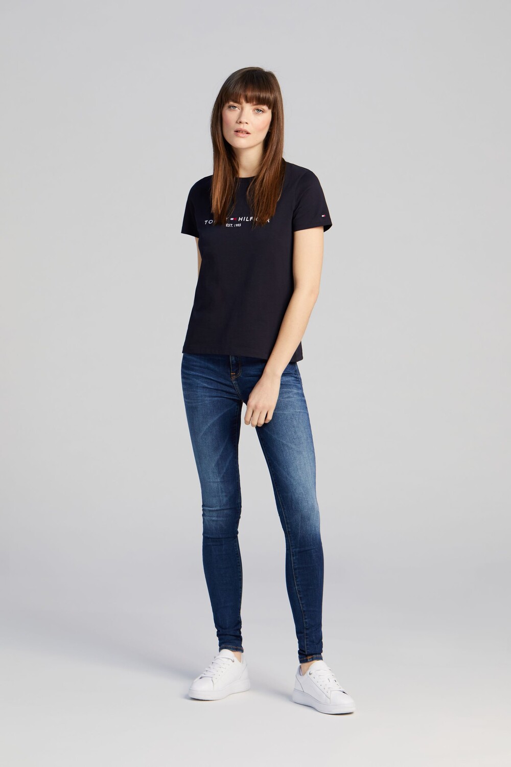 

Синие джинсы скинни Heritage Como Tommy Hilfiger, синий