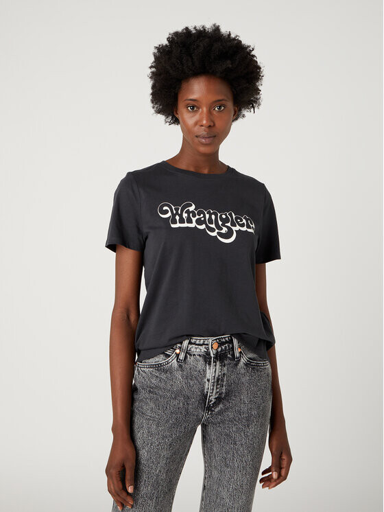 

Футболка стандартного кроя Wrangler, черный