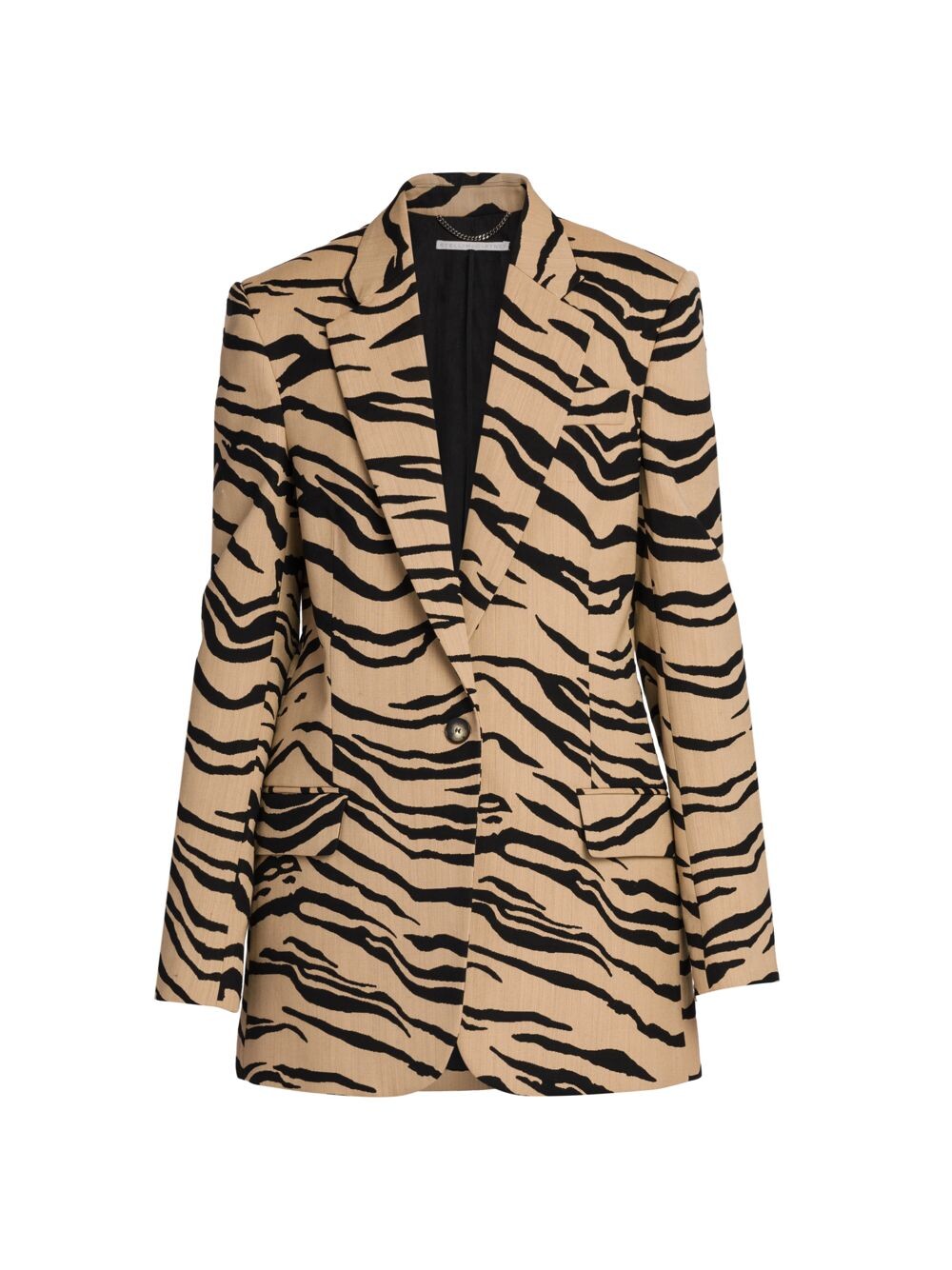 

Жаккардовая куртка с тигровым принтом Stella McCartney, Коричневый