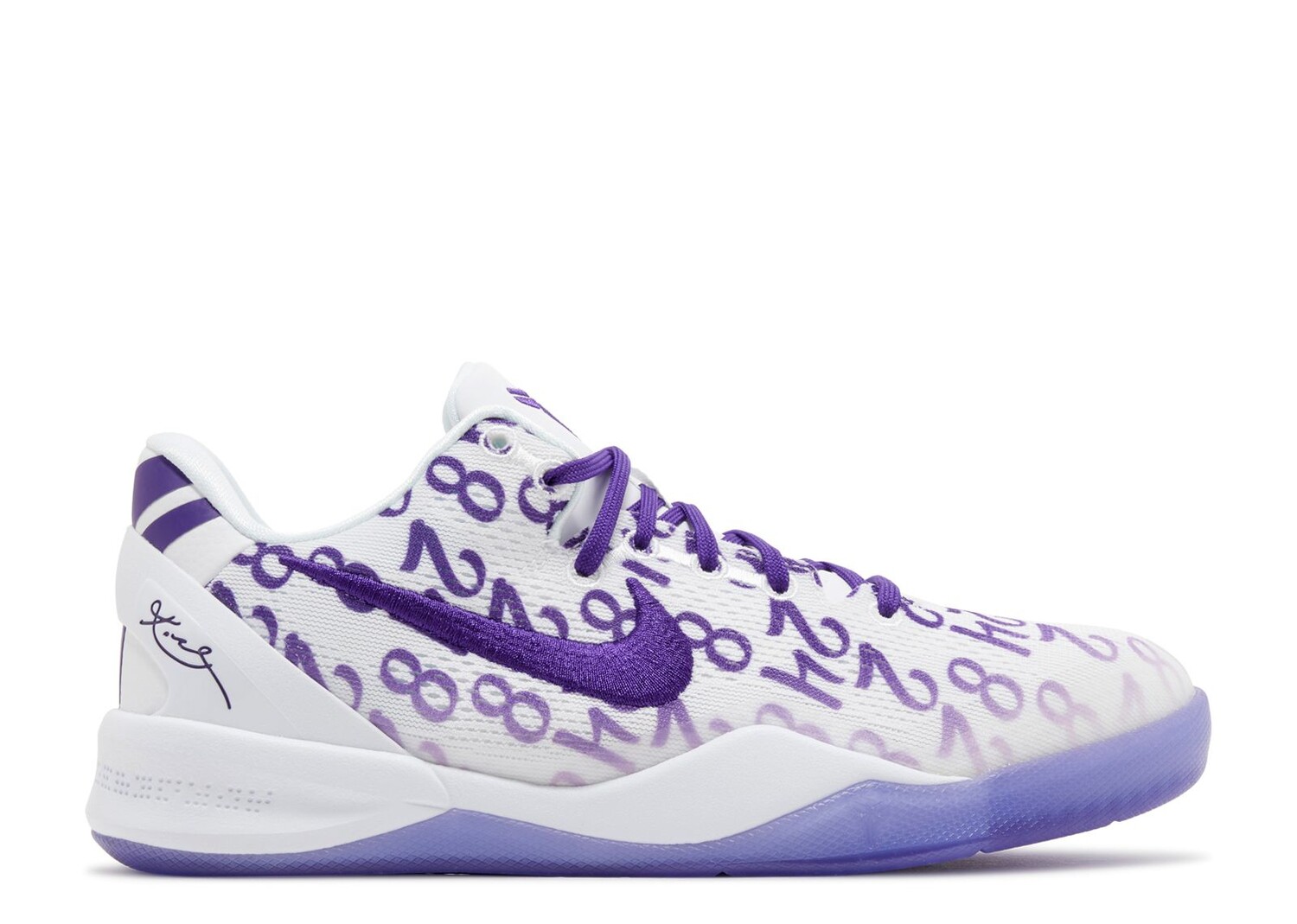 

Кроссовки Nike Kobe 8 Protro Gs 'Court Purple', белый