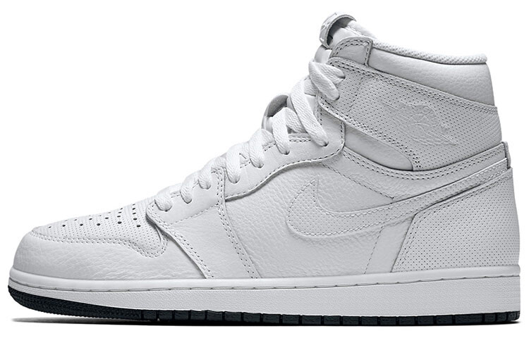 

Jordan 1 Retro белые с перфорацией