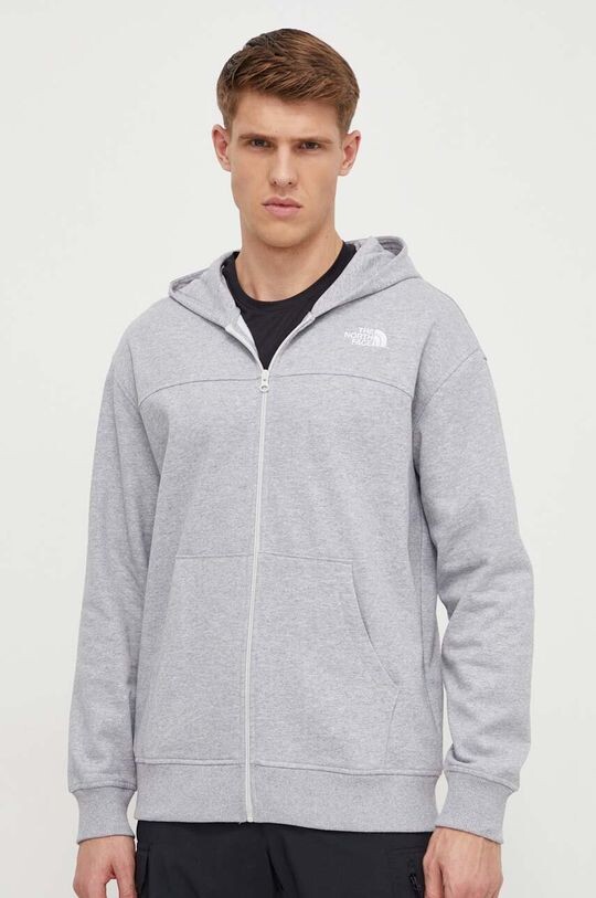 

Толстовка с капюшоном The North Face, серый