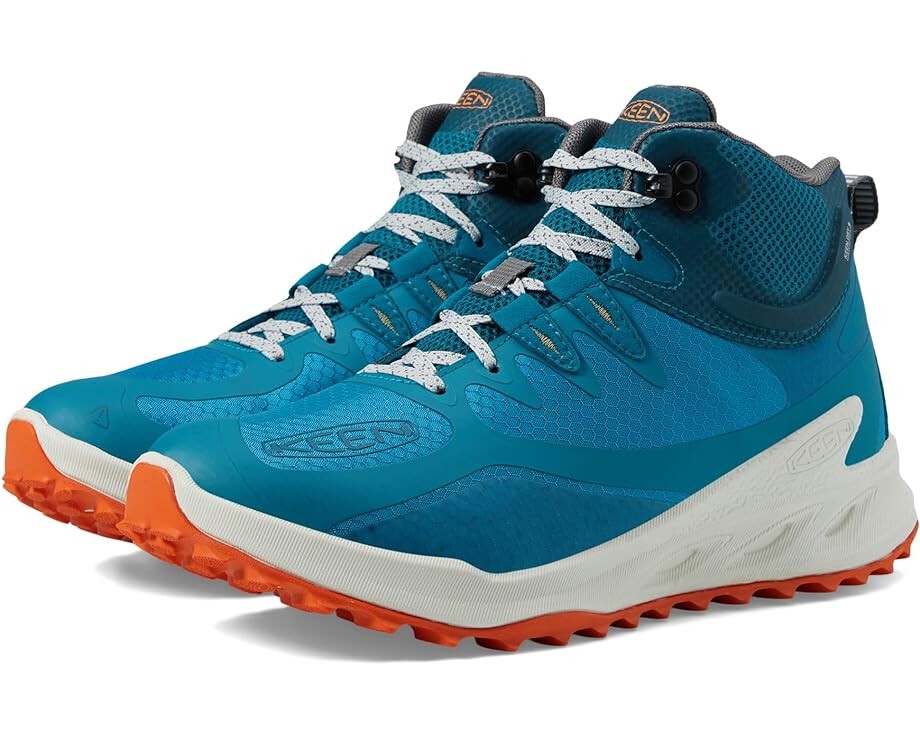 

Кроссовки KEEN Zionic Mid Waterproof, цвет Fjord Blue/Tangerine
