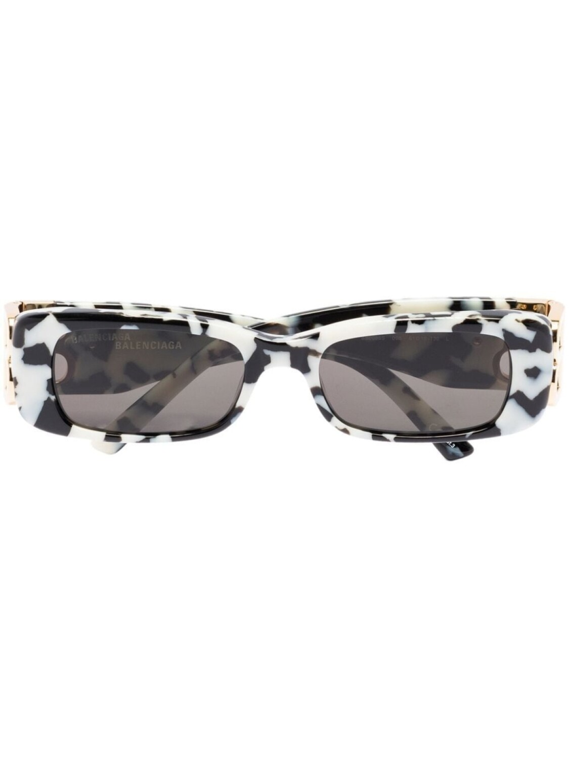 

Balenciaga Eyewear солнцезащитные очки Dynasty в прямоугольной оправе, нейтральный цвет