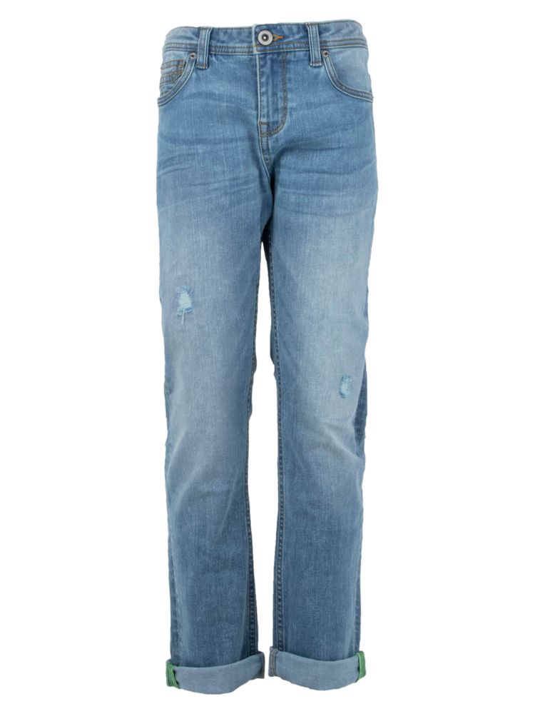 Прямые джинсы для мальчиков с манжетами X Ray, цвет Light Blue