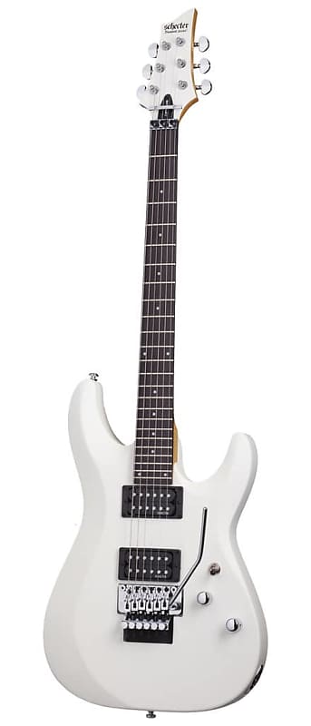 цена Электрогитара Schecter C-6 FR Deluxe Electric Guitar Satin White
