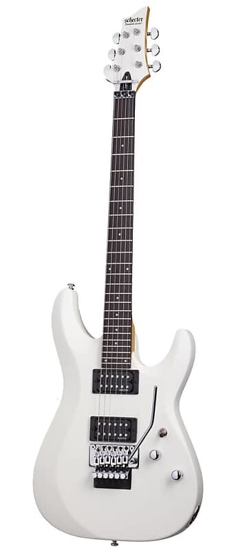 цена Электрогитара Schecter C-6 FR Deluxe Electric Guitar Satin White