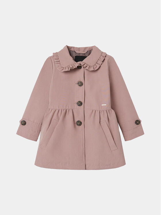 Переходное пальто стандартного кроя Name It, розовый переходное пальто стандартного кроя mayoral розовый