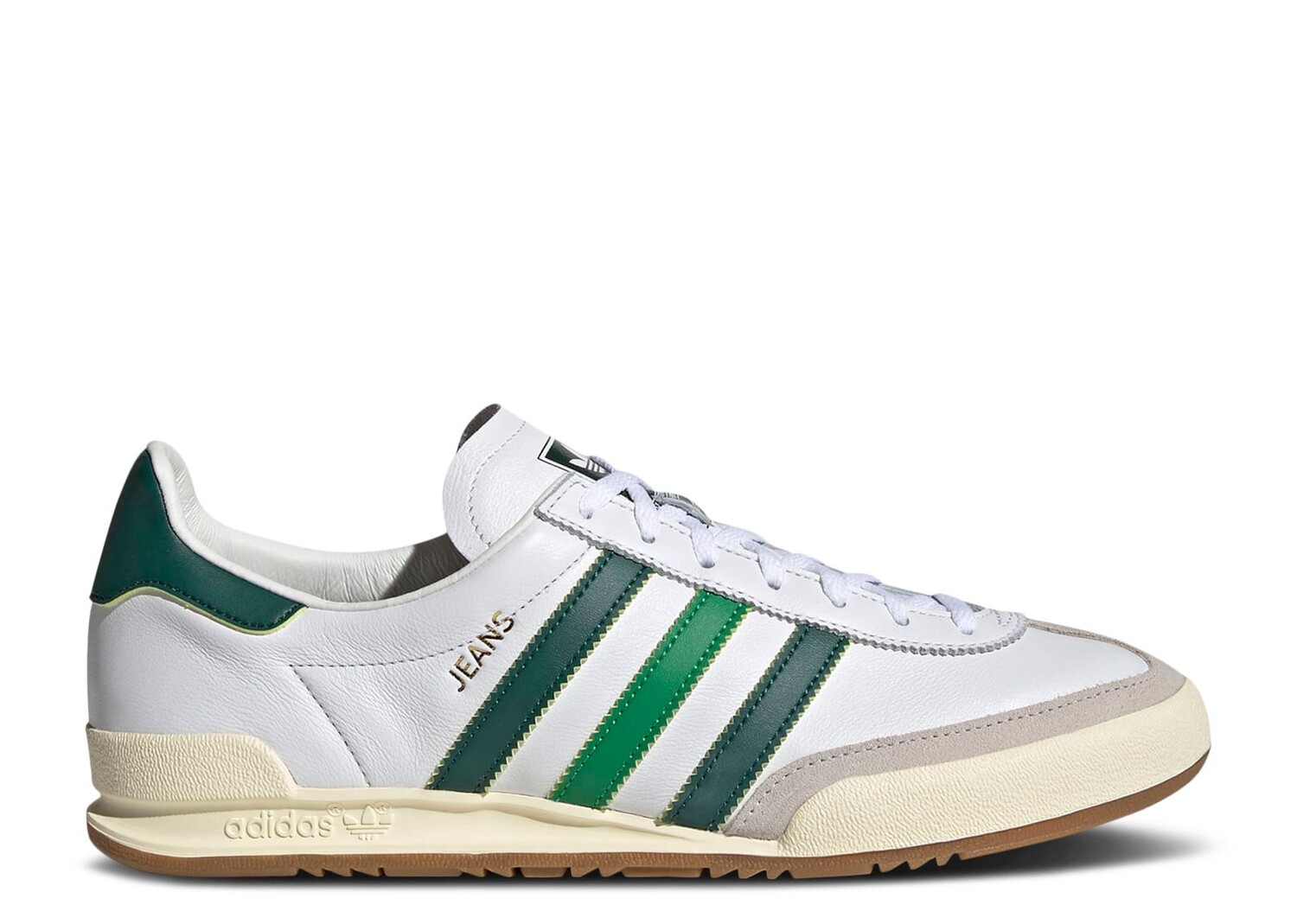 

Кроссовки adidas Jeans 'White Collegiate Green', белый