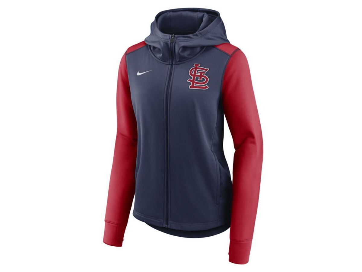 

Женская флисовая куртка с молнией во всю длину St. Louis Cardinals Therma Nike