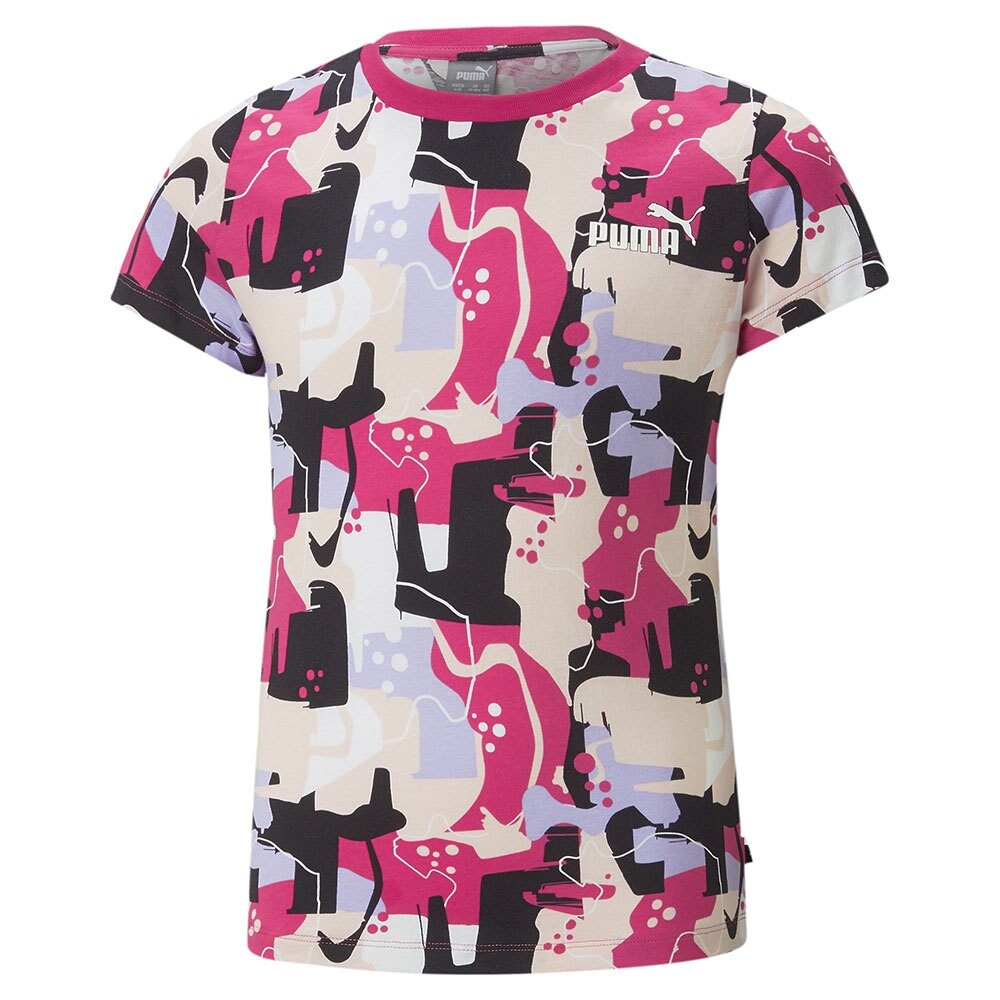 

Футболка с коротким рукавом Puma Ess+ Street Art Aop, розовый
