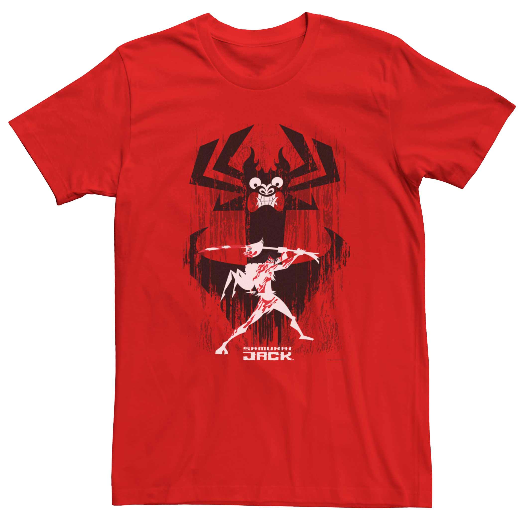 Мужская футболка Cartoon Network Samurai Jack Aku Battle Tee Licensed Character