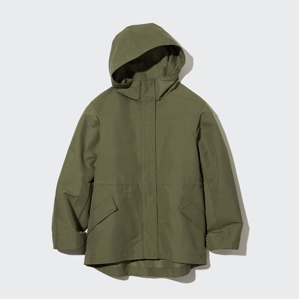 

Куртка Uniqlo водонепроницаемая альпинистская для кемпинга и отдыха на открытом воздухе, зеленый