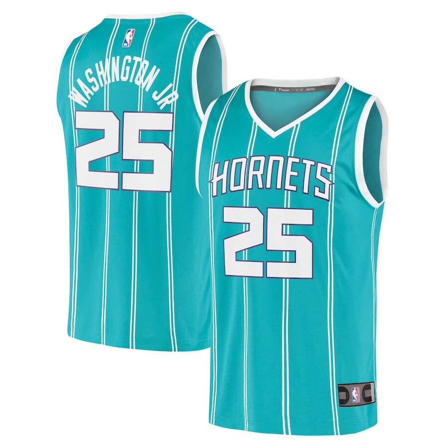 

Джерси Fanatics Branded Charlotte Hornets, бирюзовый