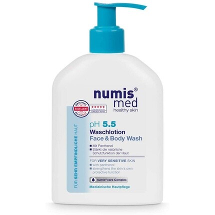 

Wash Lotion Ph 5.5 - Успокаивающий лосьон для тела для очень чувствительной кожи, Numis Med