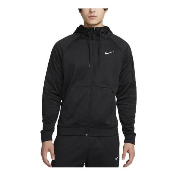Куртка Nike Therma Fit Full Zip Hoodie Jacket 'Black', черный куртка nike therma fit full zip hoodie jacket black dq4831 010 черный