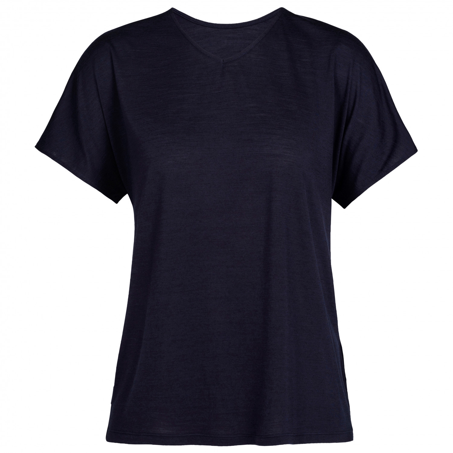 Рубашка из мериноса Icebreaker Women's Drayden Reversible S/S Top, цвет Midnight Navy
