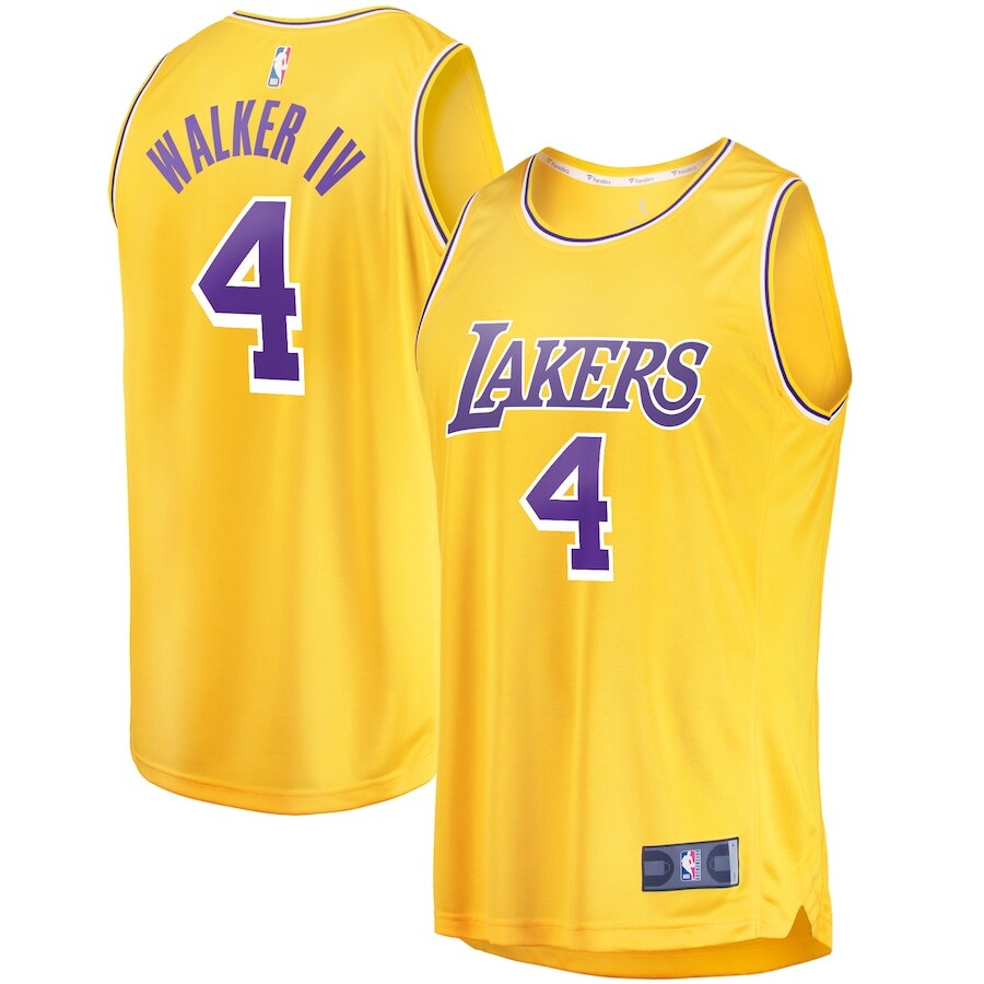 

Джерси Fanatics Branded Los Angeles Lakers, золотой