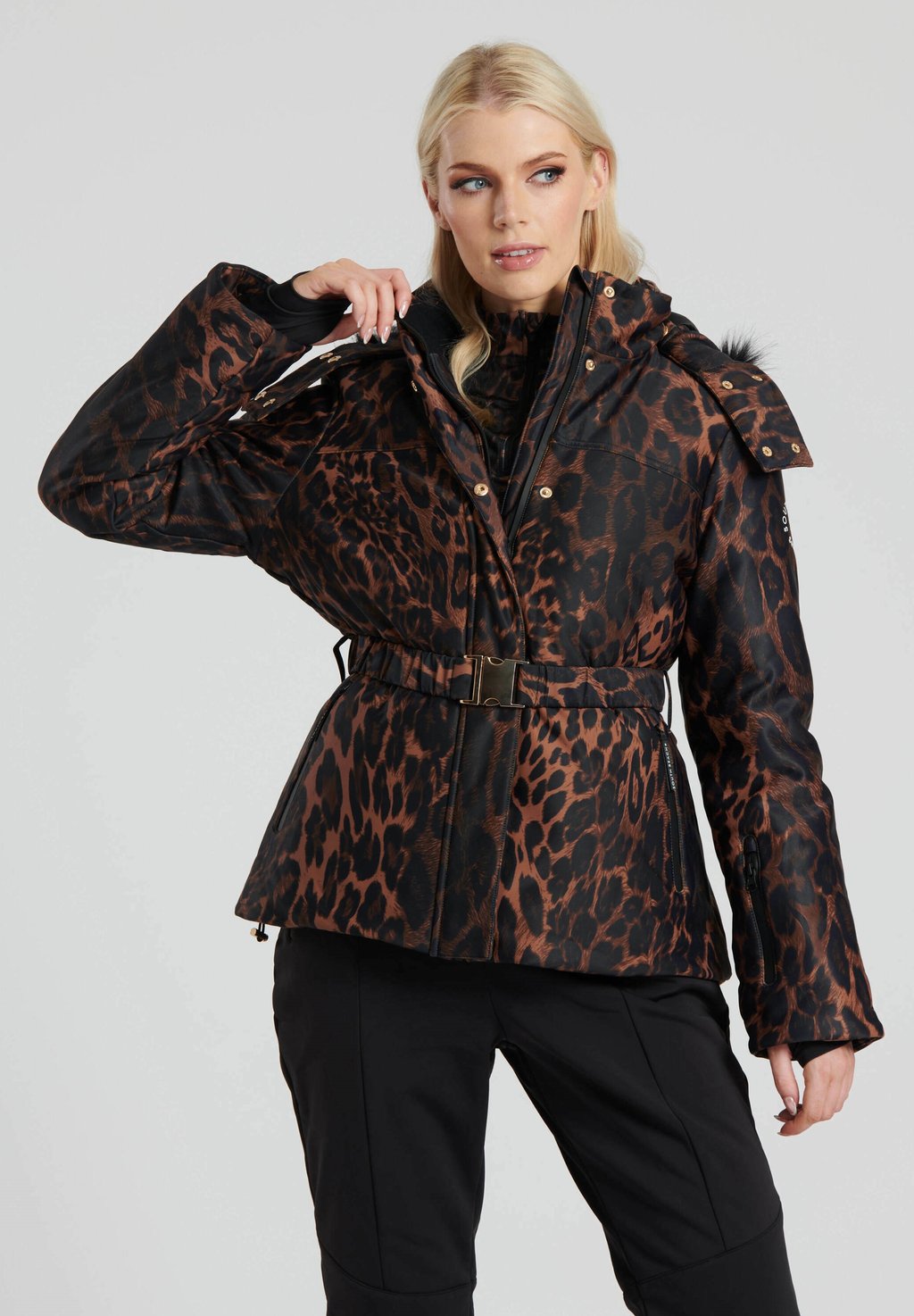 Сноубордическая куртка SKI PADDED South Beach, цвет leopard