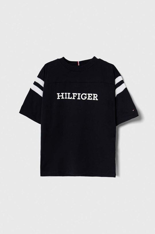 

Хлопковая футболка для детей Tommy Hilfiger, темно-синий