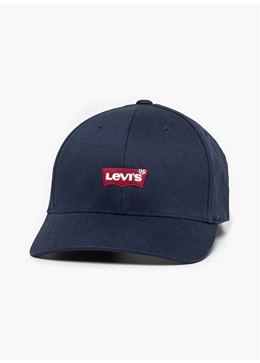 Темно-синяя мужская шапка Levis