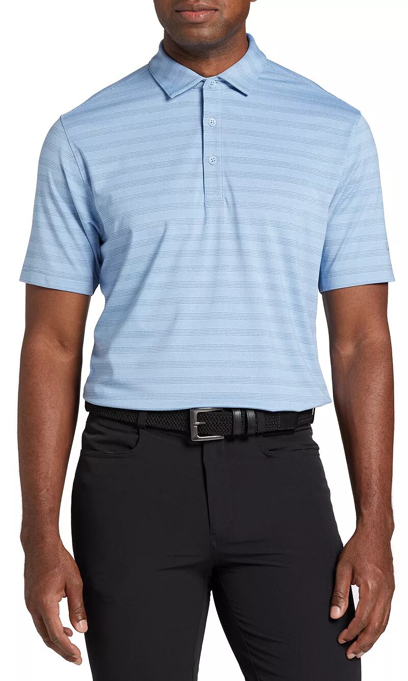 Мужская футболка-поло для гольфа Walter Hagen Performance 11 Majors Championship в полоску