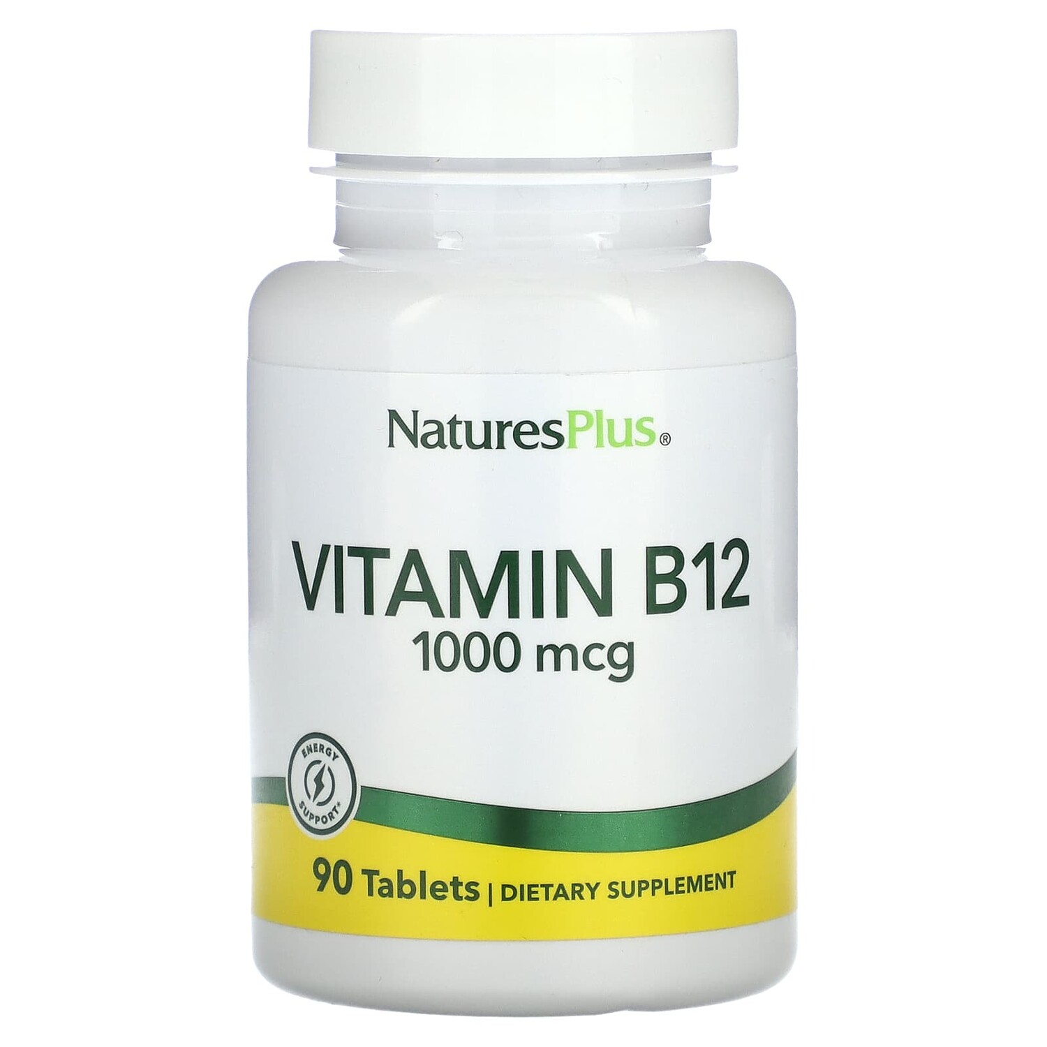 

Витамин B12, 1000 мкг, 90 таблеток, NaturesPlus