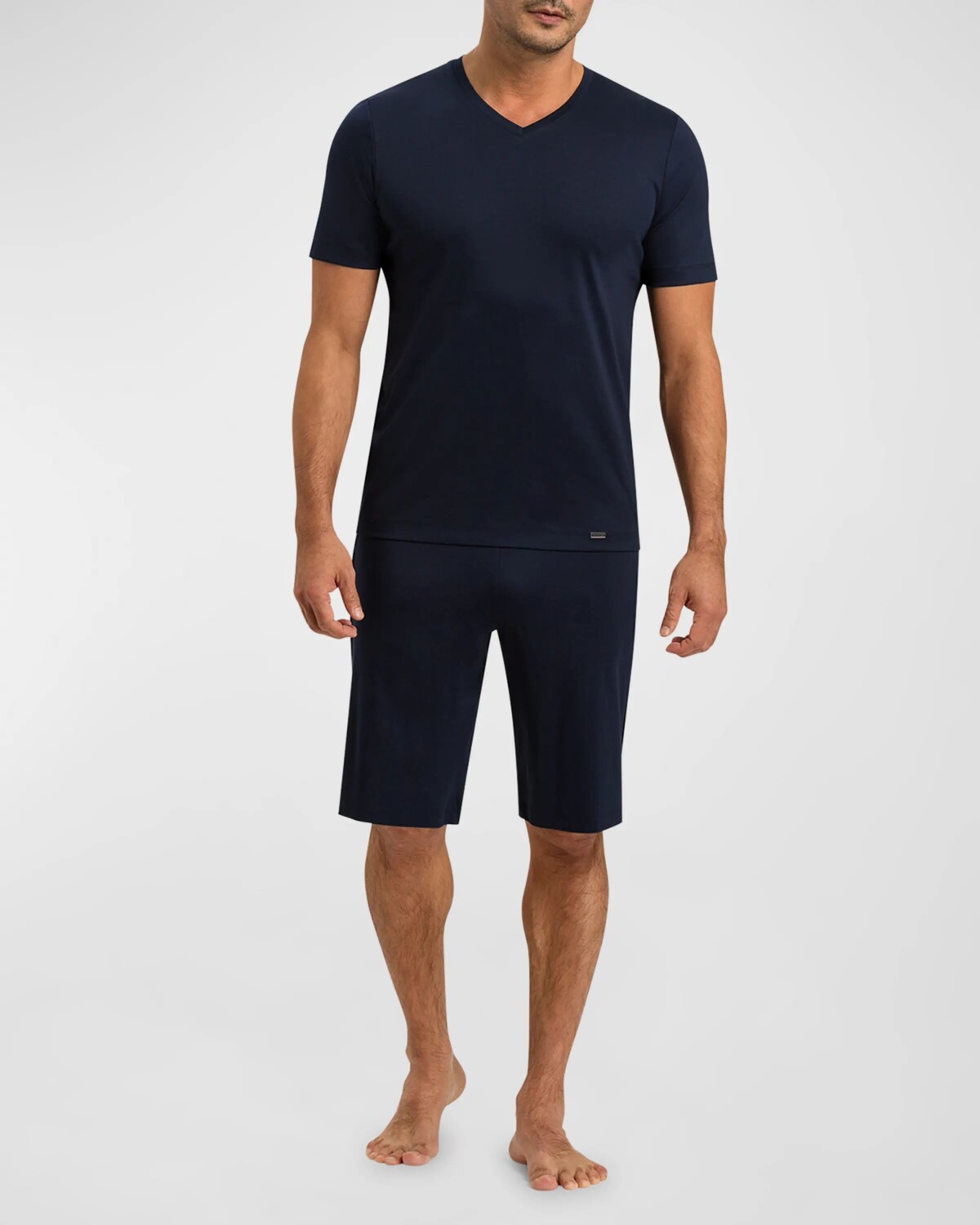 

Мужской короткий пижамный комплект Night Selection Hanro, цвет Deep Navy