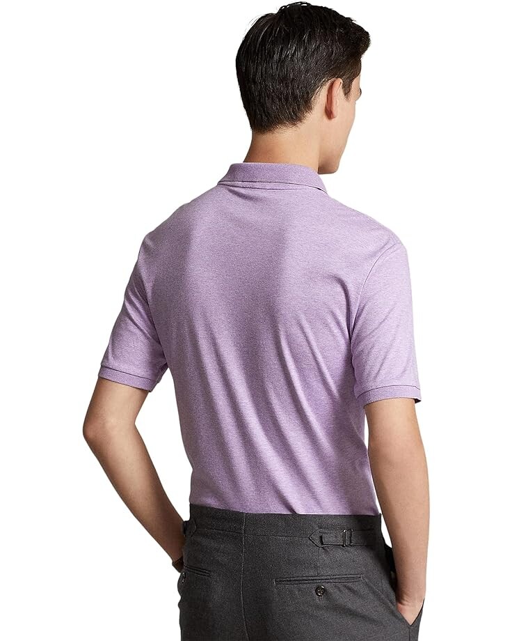

Поло Polo Ralph Lauren Classic Fit Soft Cotton Polo Shirt, цвет Purple Heather